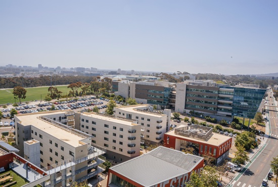 aerial view of north campus